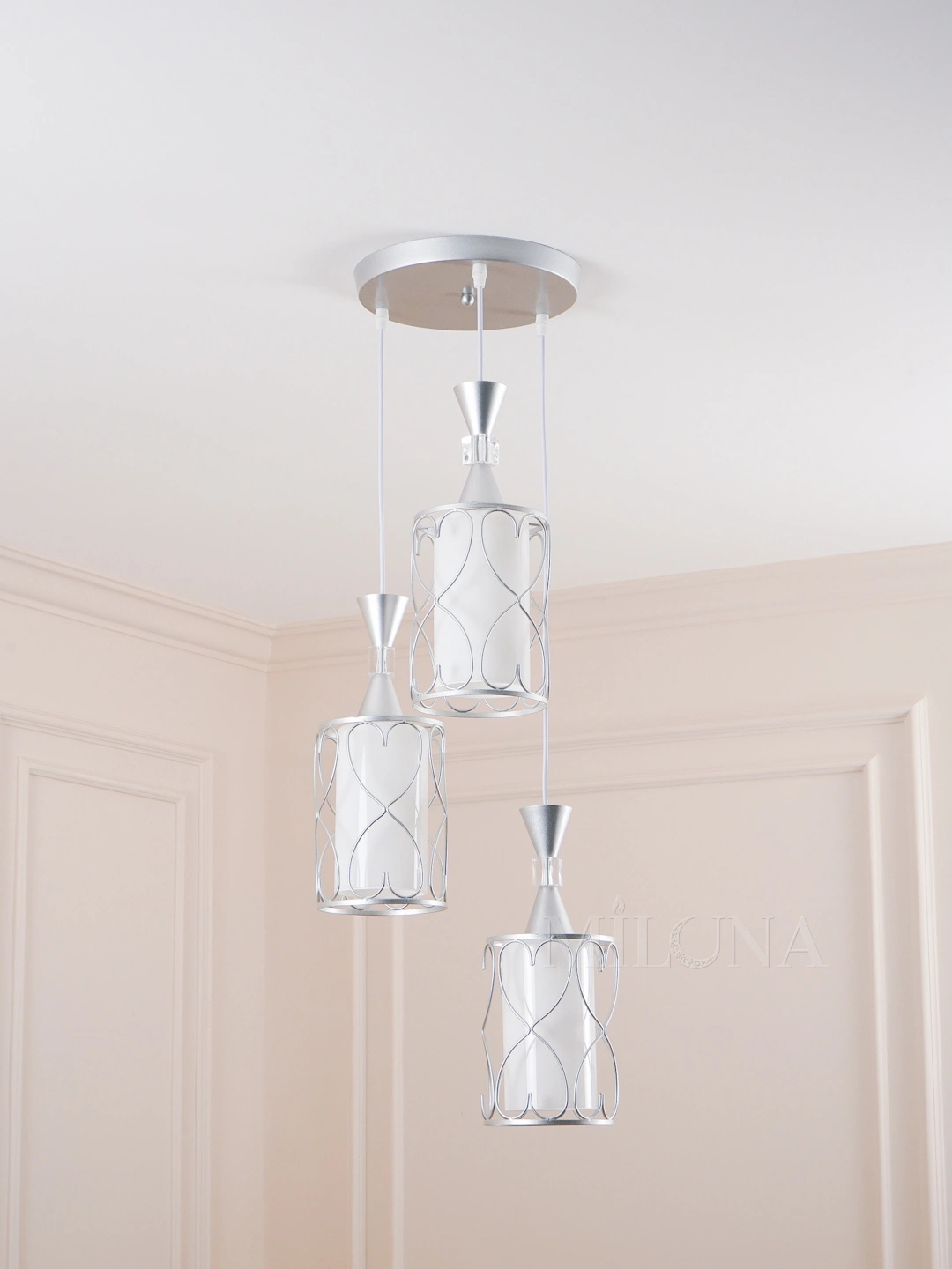 Lyustra, loft uslubida, balandligi sozlanadigan, zal, oshxona uchun plafonli, osma qandil