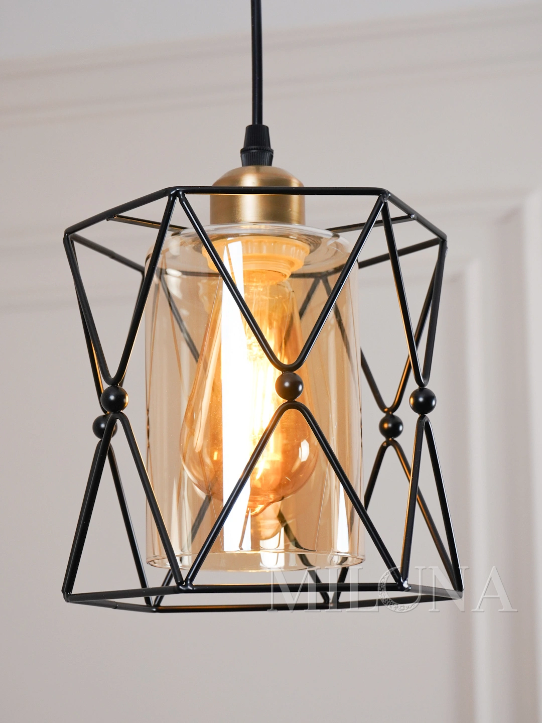 Lyustra, loft uslubida, balandligi sozlanadigan, zal, oshxona uchun plafonli, osma qandil