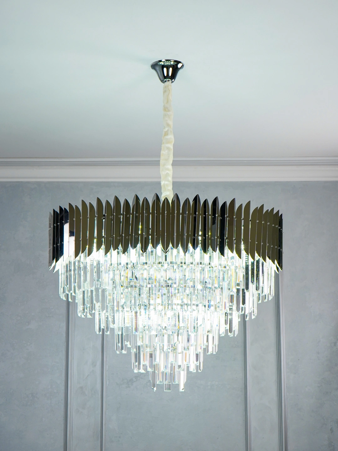 Balandligi sozlanadigan qandil, yotoqxona, zal, oshxona, ofis, bolalar xonasi uchun, 2 xil rangda, 6 o‘lchamda