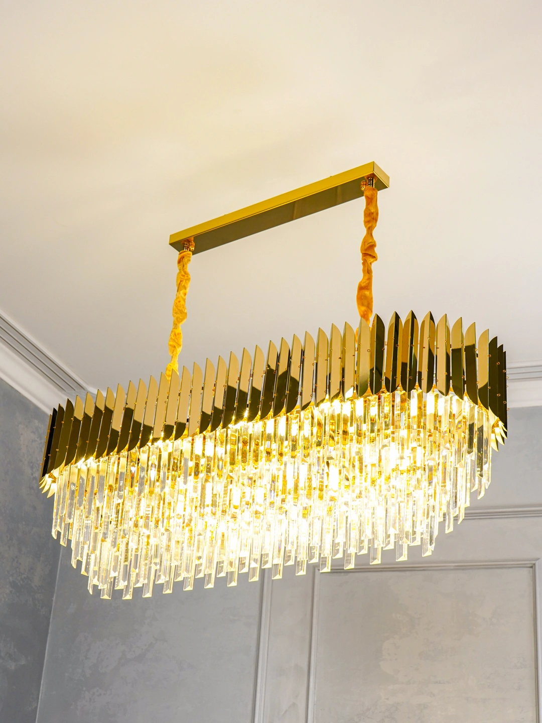 Qandil,4 rangda,10 o'lchamda,balandligi sozlanadigan, yotoqxona, zal,ofis uchun lyustra,