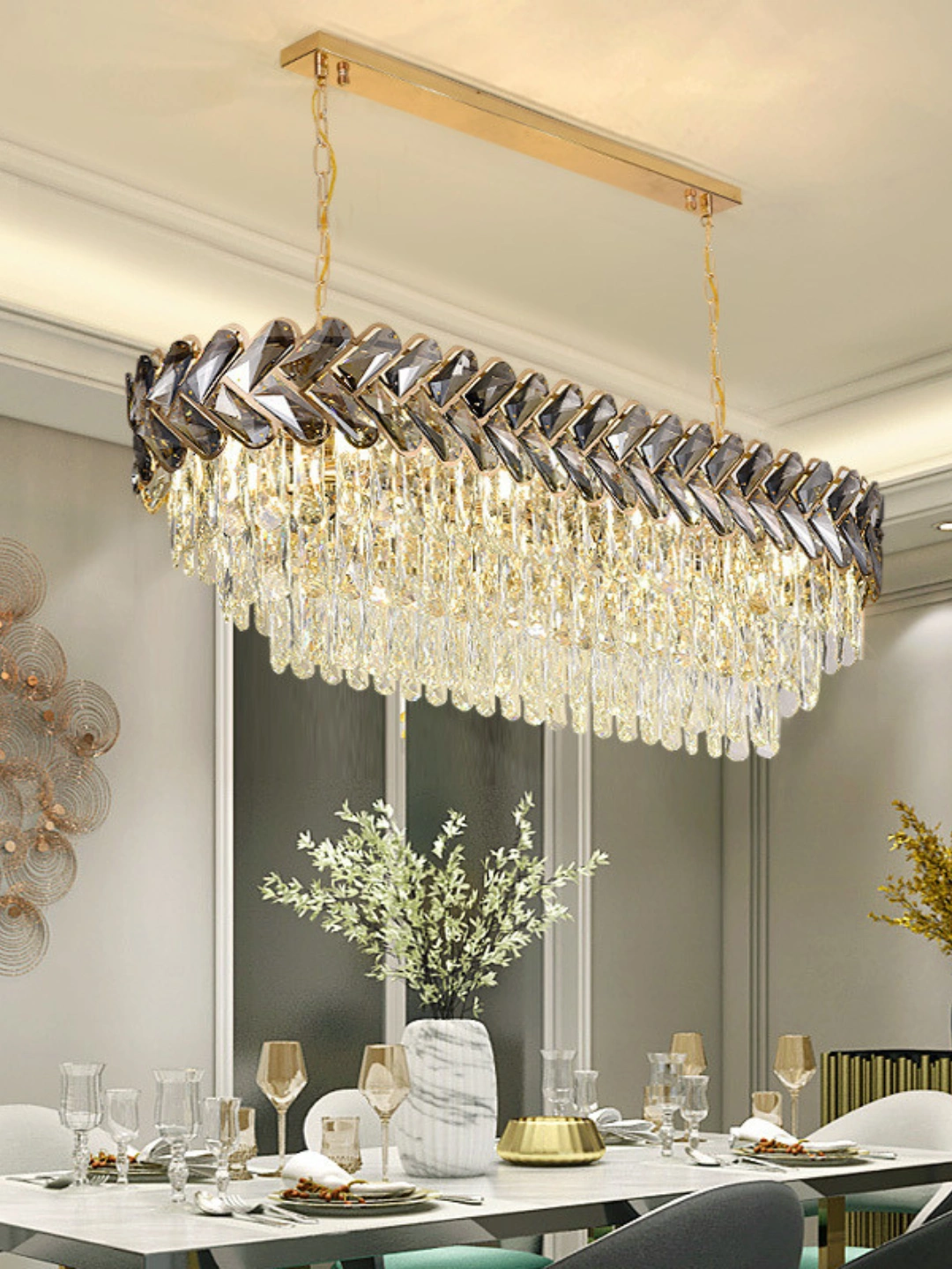 Qandil, balandligi sozlanadigan, yotoqxona, mehmonxona, koridor uchun lyustra