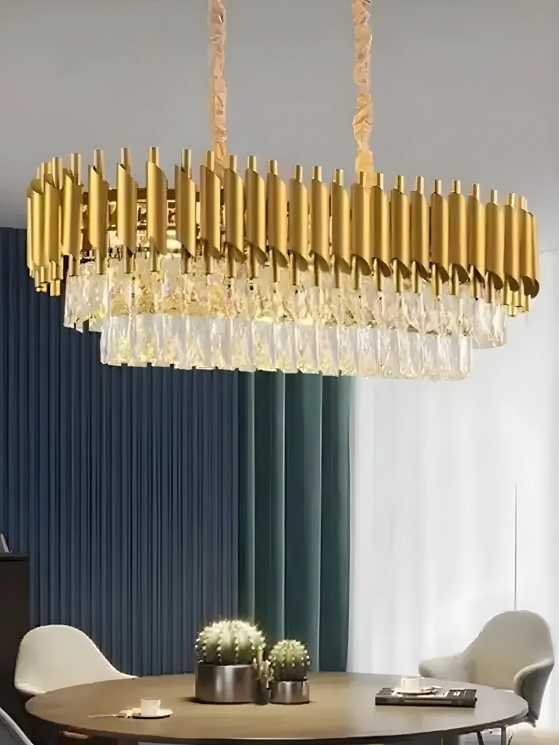 Qandil oval ko'rinishda, zal, koridor, oshxona, mehmonxona, ofis, yotoqxona uchun